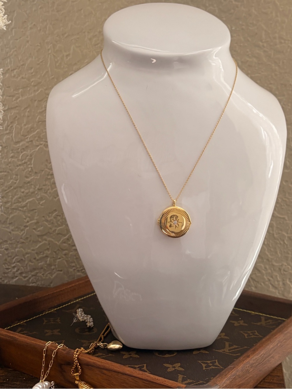 GORJANA Gold Starburst Locket Necklace - Women Jewelry - Picture 6 of 11